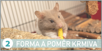 forma a poměr krmiva